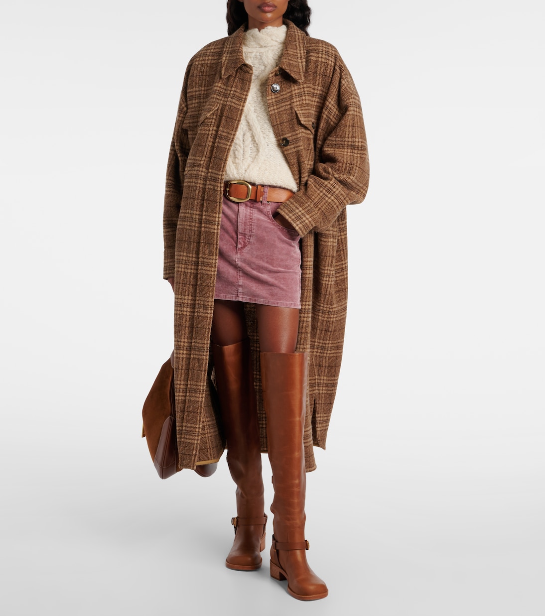 Leather over-the-knee boots | Farm Rio