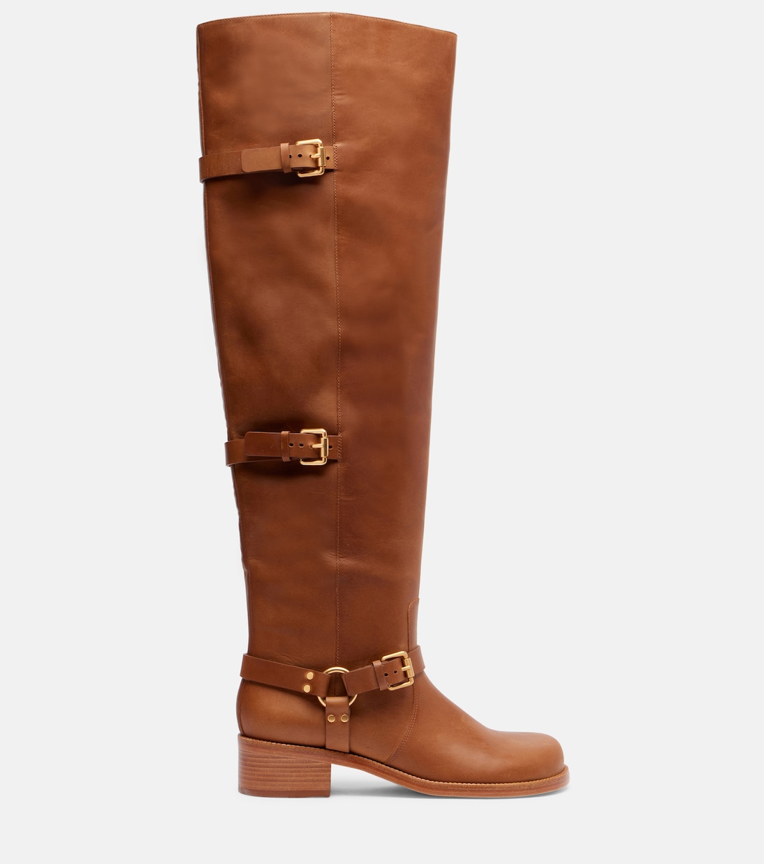 Leather over-the-knee boots | Farm Rio