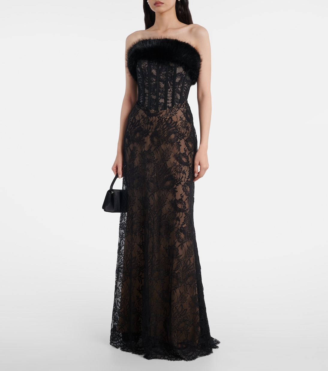 Robe longue en dentelle | Elie Saab