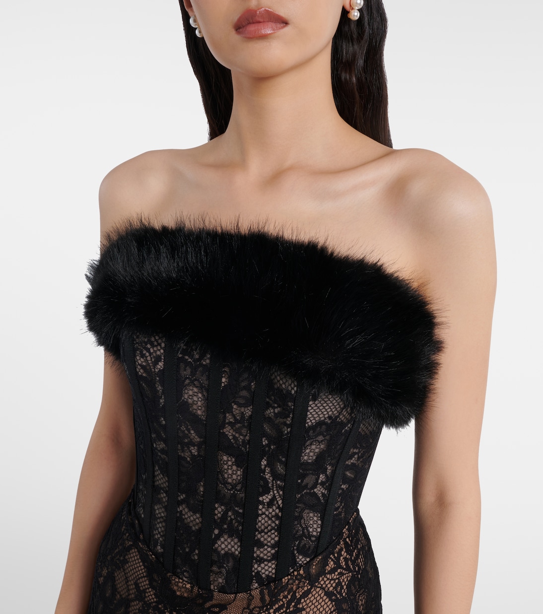 Robe longue en dentelle | Elie Saab