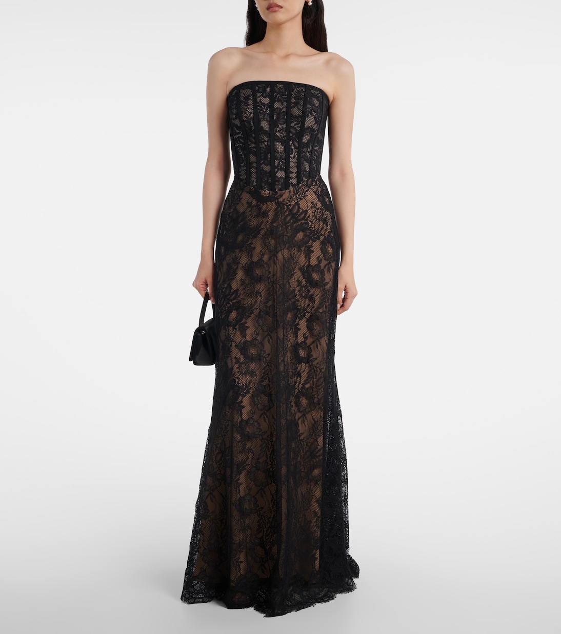 Robe longue en dentelle | Elie Saab