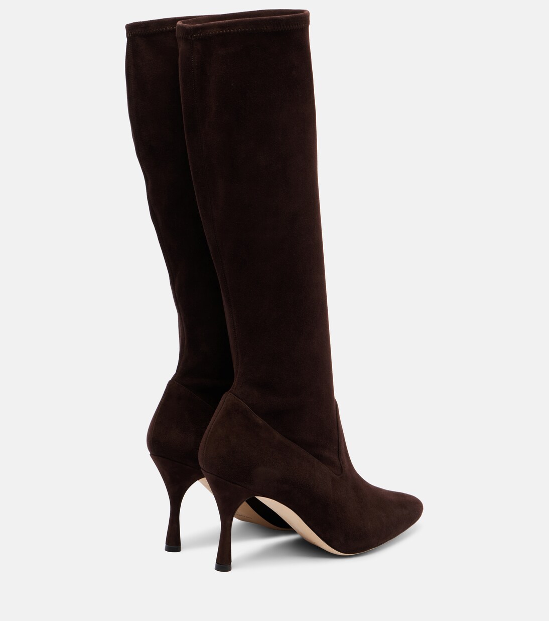 Myconia suede knee-high boots | Manolo Blahnik