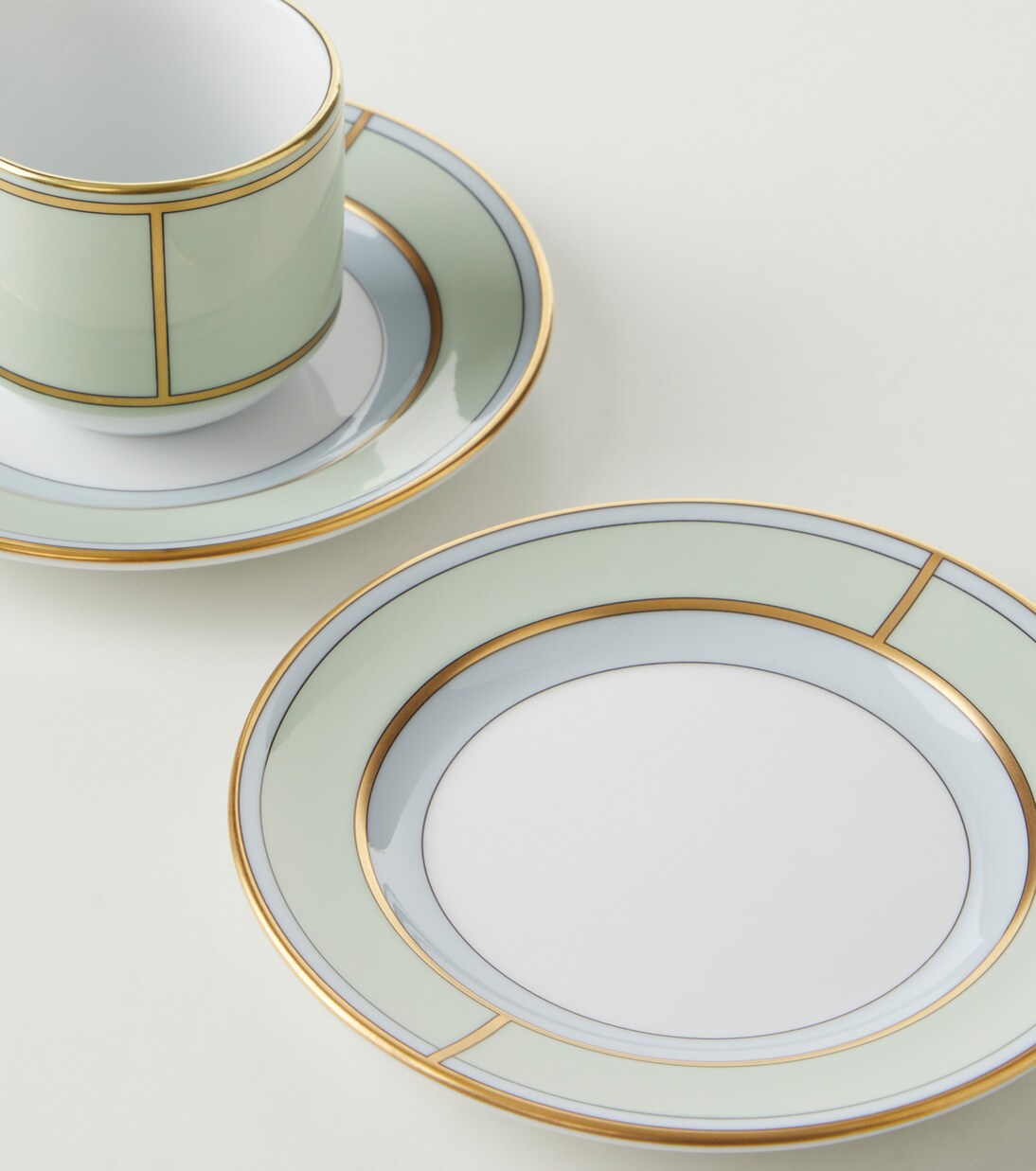 Set di 2 tazzine da caffè e piattini Diva in porcellana | Ginori 1735