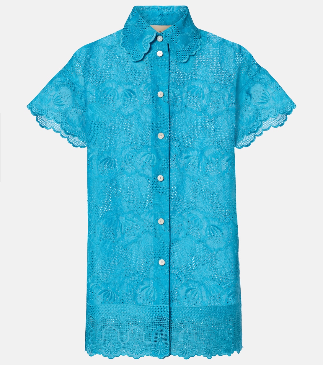 Embroidered cotton shirt | Valentino