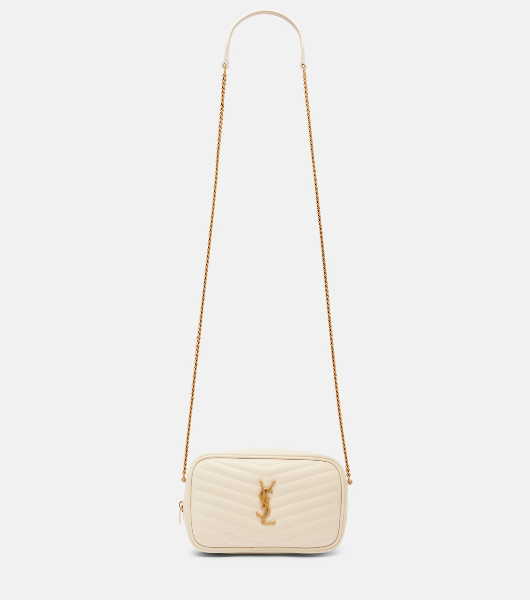 Schultertasche Lou Mini aus Matelassé-Leder | Saint Laurent