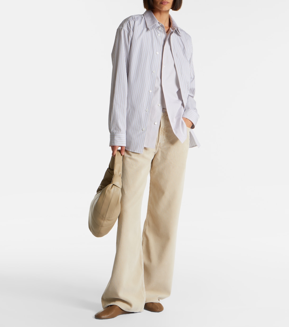 Weite Hose Keira aus Baumwoll-Cord | Agolde