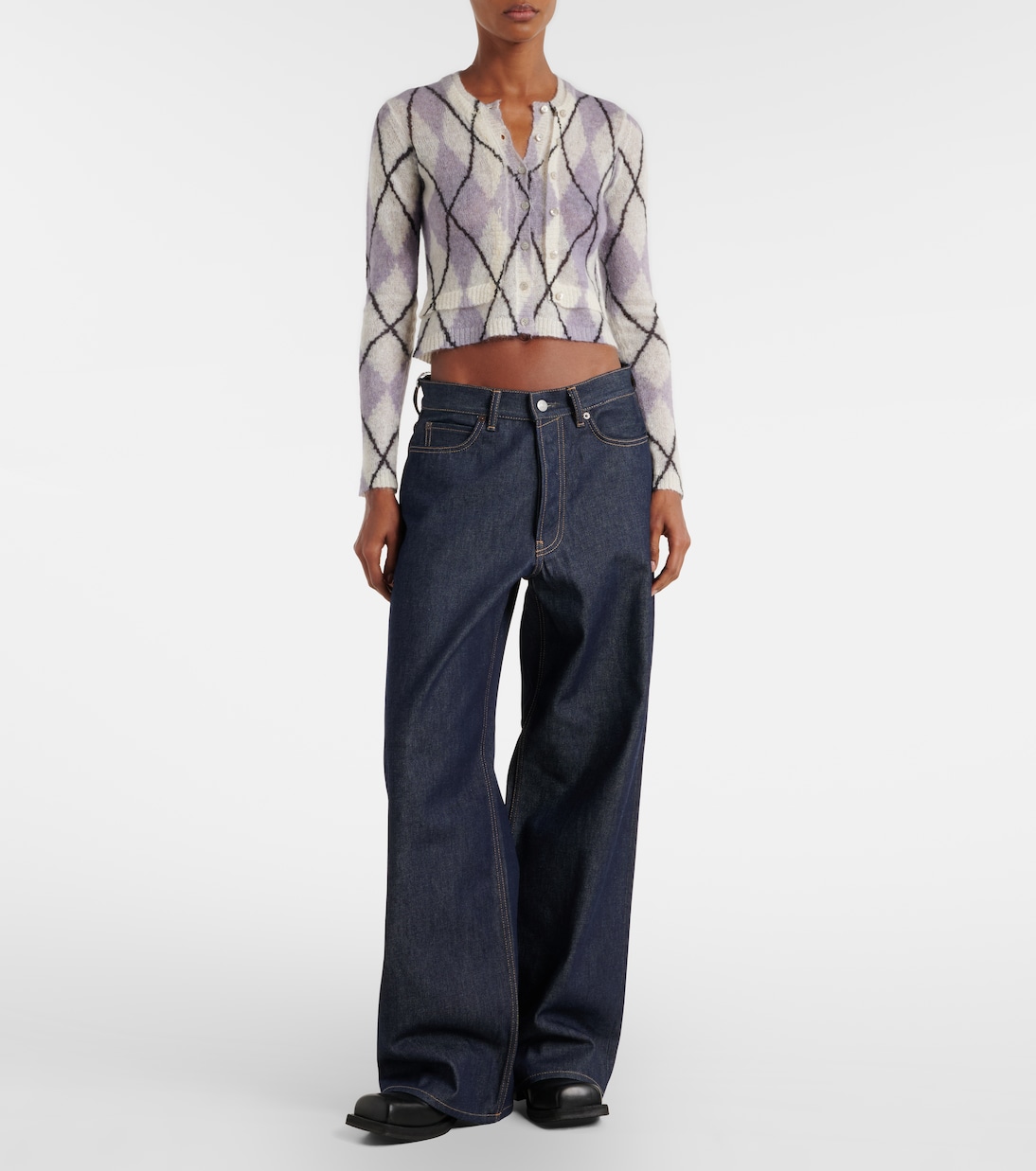 1981 mid-rise wide-leg jeans | Acne Studios