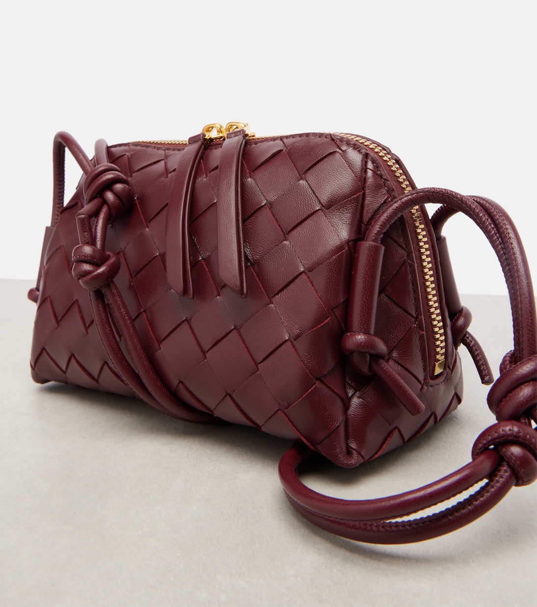 Sac à bandoulière Concert Intrecciato Mini en cuir | Bottega Veneta