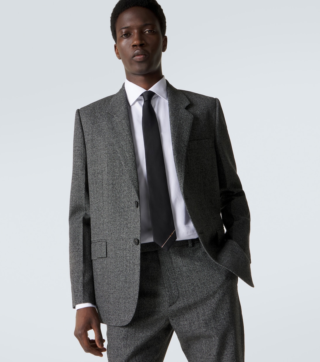 Cravatta Horsebit in jacquard di seta | Gucci