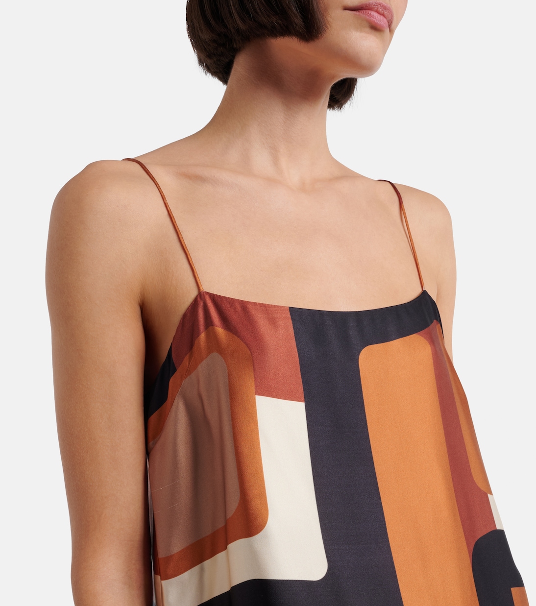 Bedrucktes Minikleid Phylis aus Satin | Faithfull