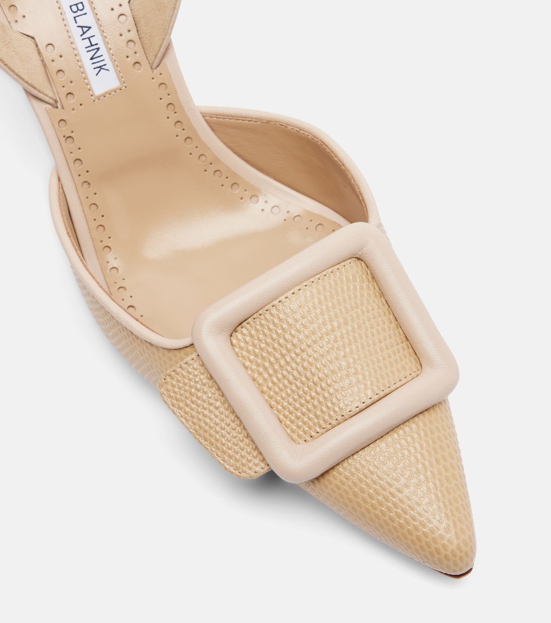 Maysli 70 leather slingback pumps | Manolo Blahnik