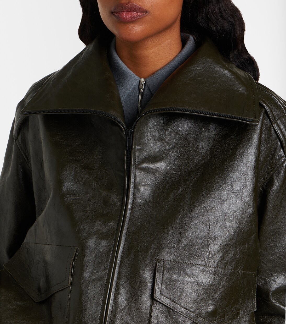 Leather jacket | Phoebe Philo