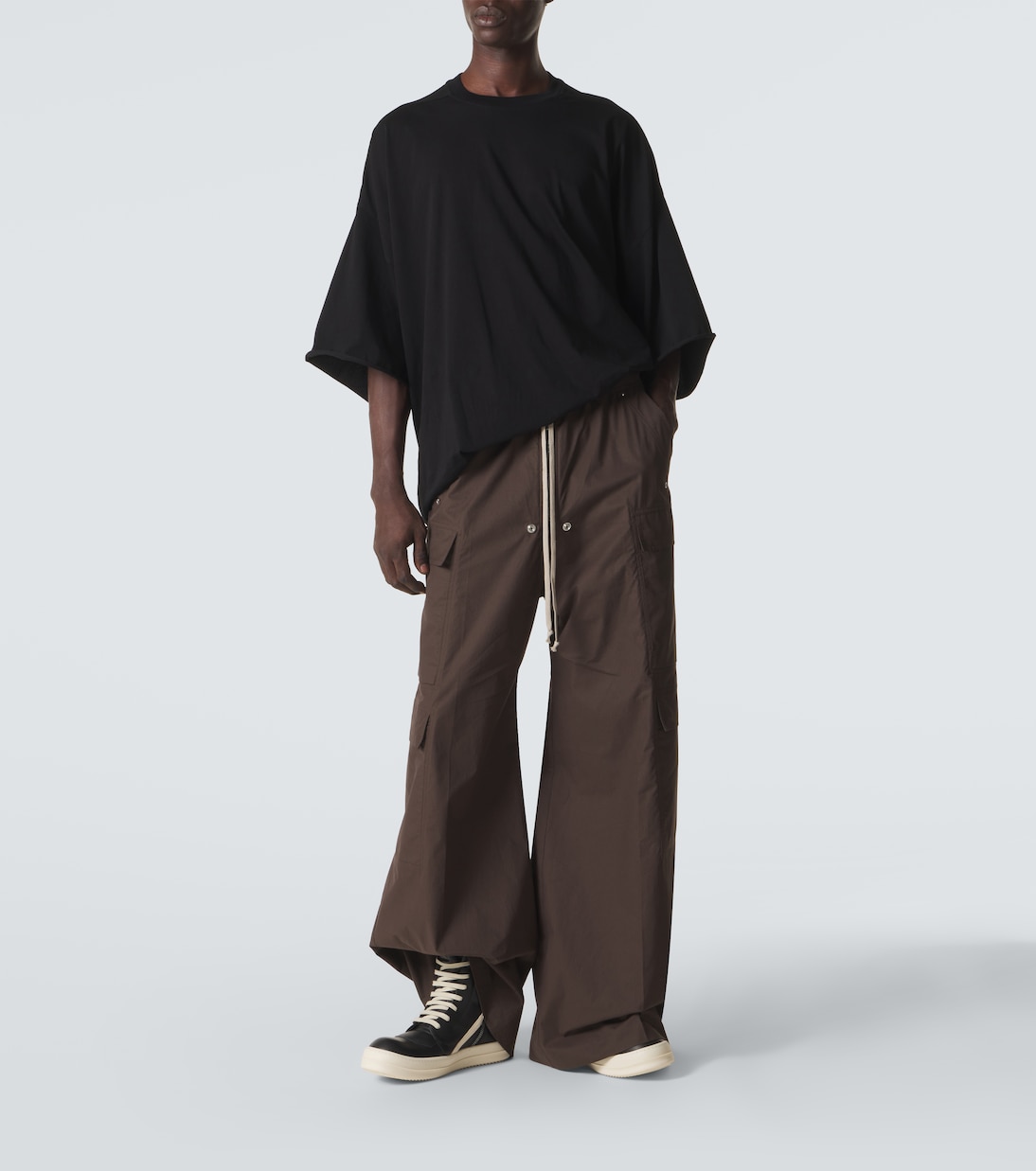 Leather high-top sneakers | Rick Owens