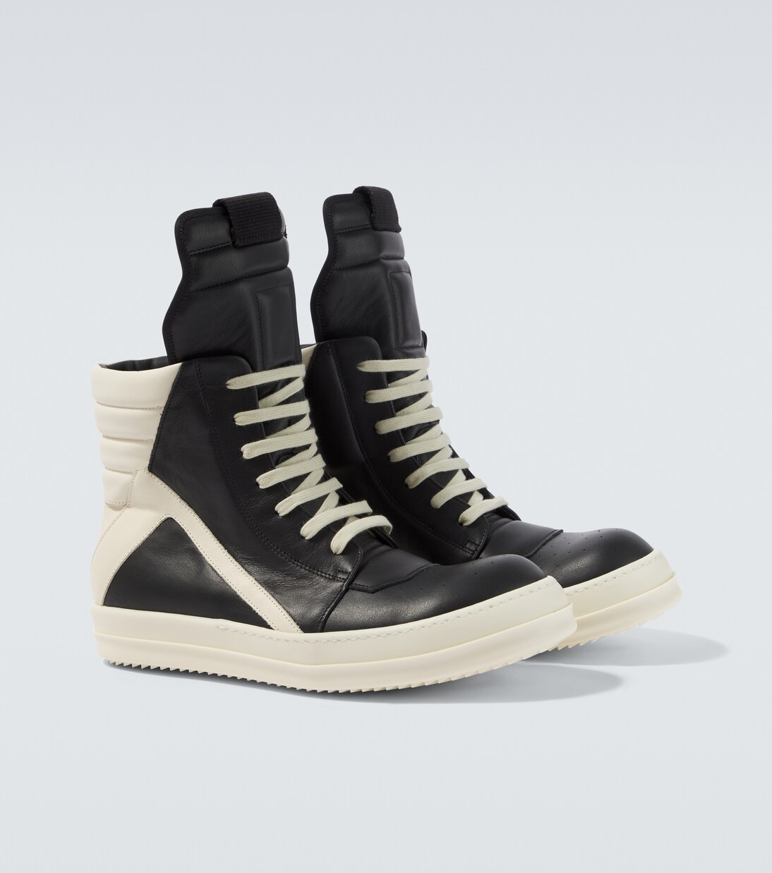 Leather high-top sneakers | Rick Owens
