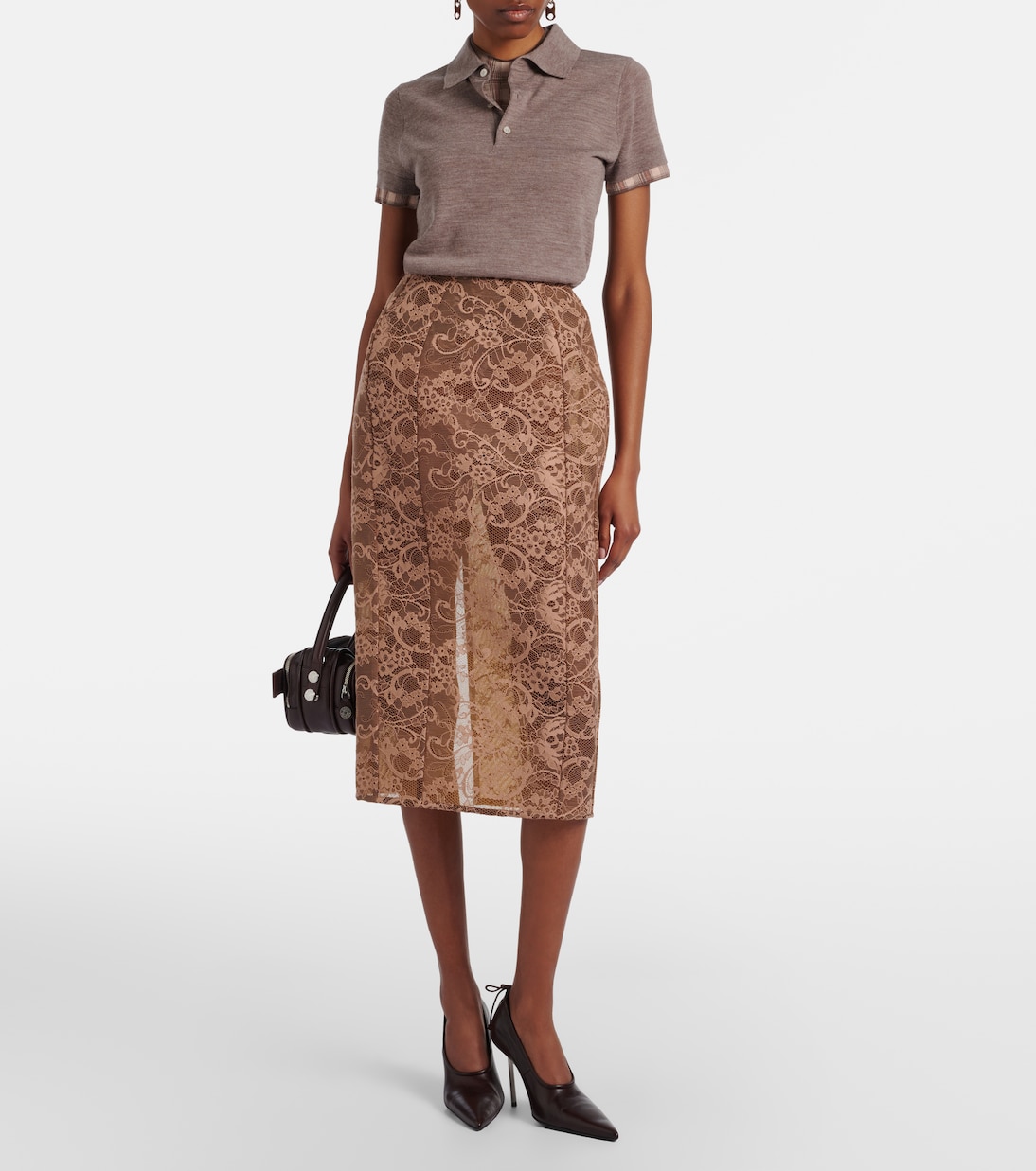 Midirock aus Spitze | Acne Studios