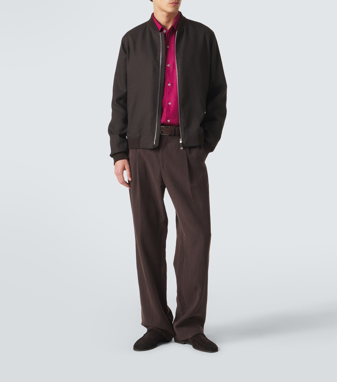 Linen bomber jacket | Zegna