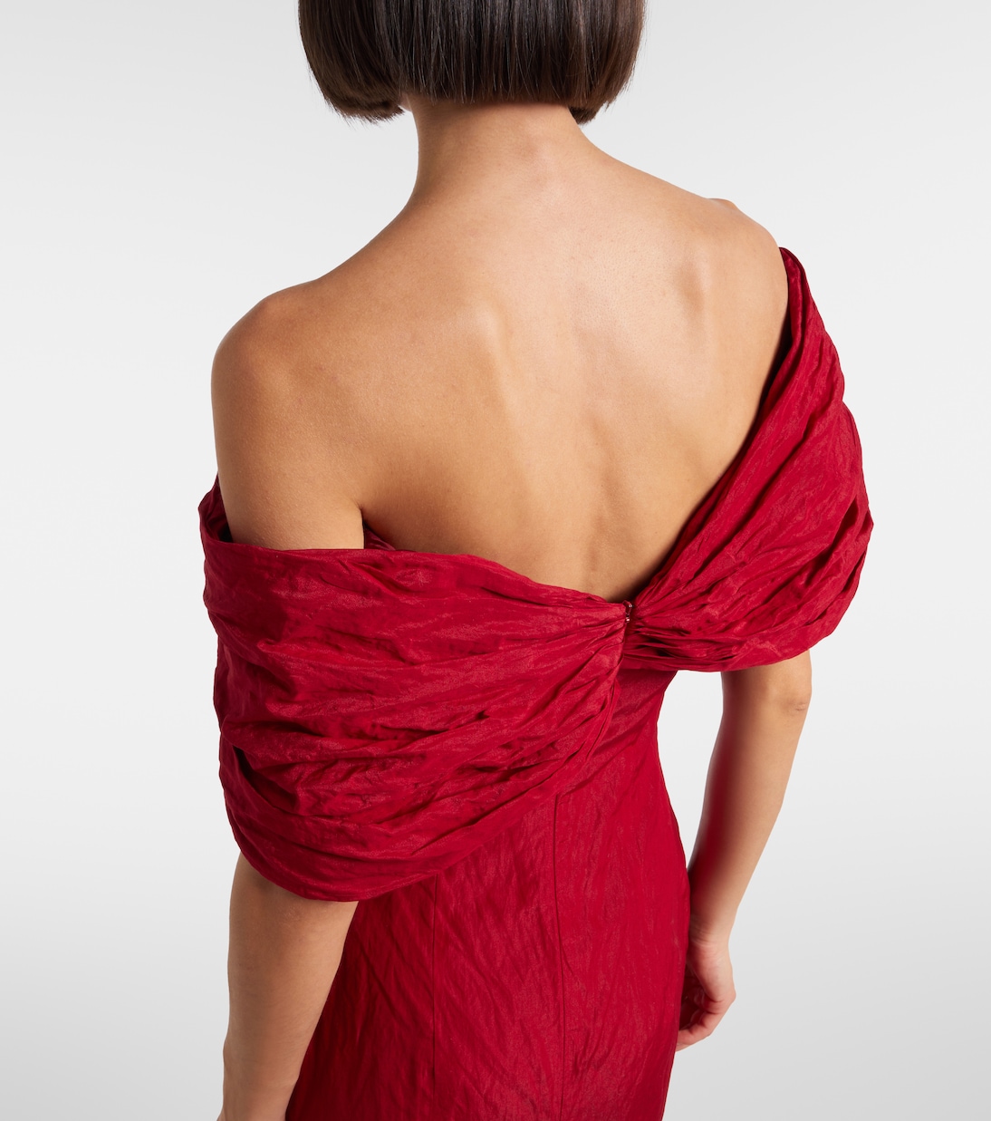 Off-Shoulder-Midikleid aus einem Baumwollgemisch | Magda Butrym