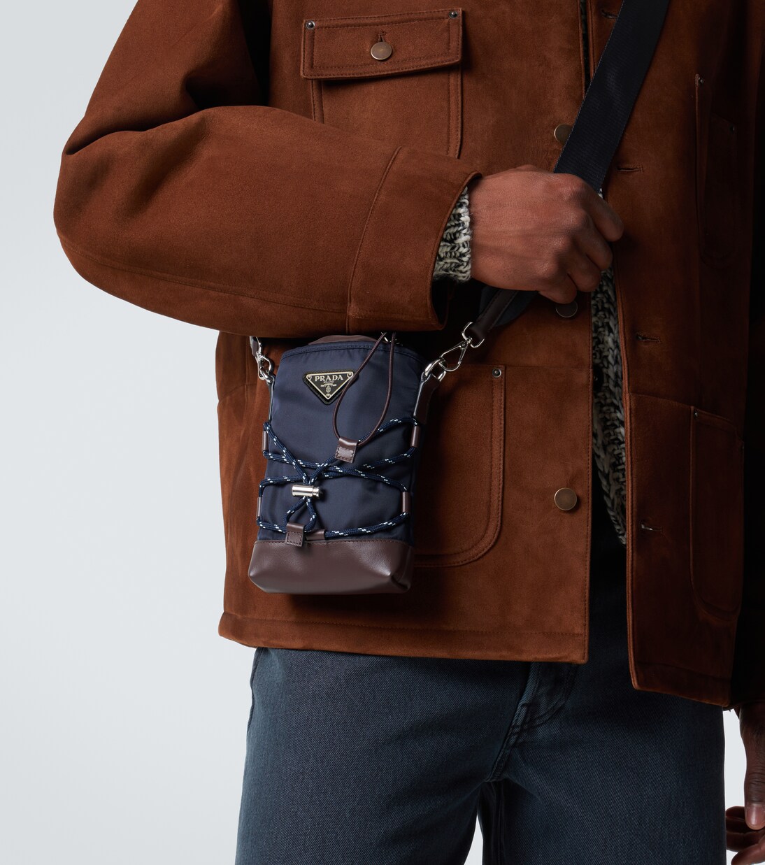 Prada Speedrock Re-Nylon phone pouch | Prada