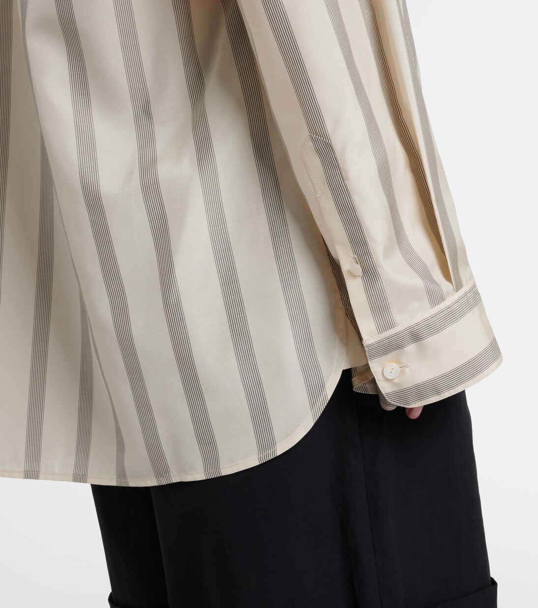 Camisa Sisilia de seda a rayas | The Row