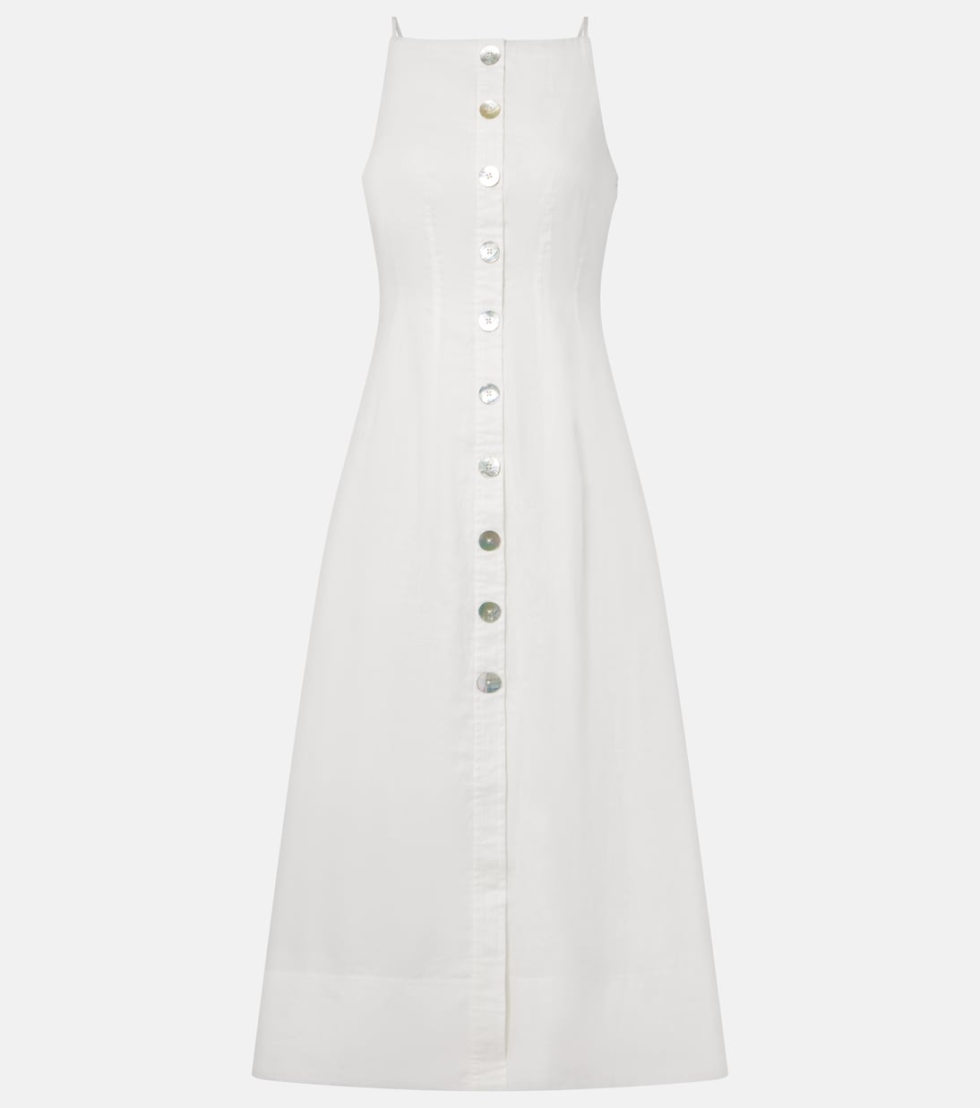 Georges linen midi dress | Veronica Beard