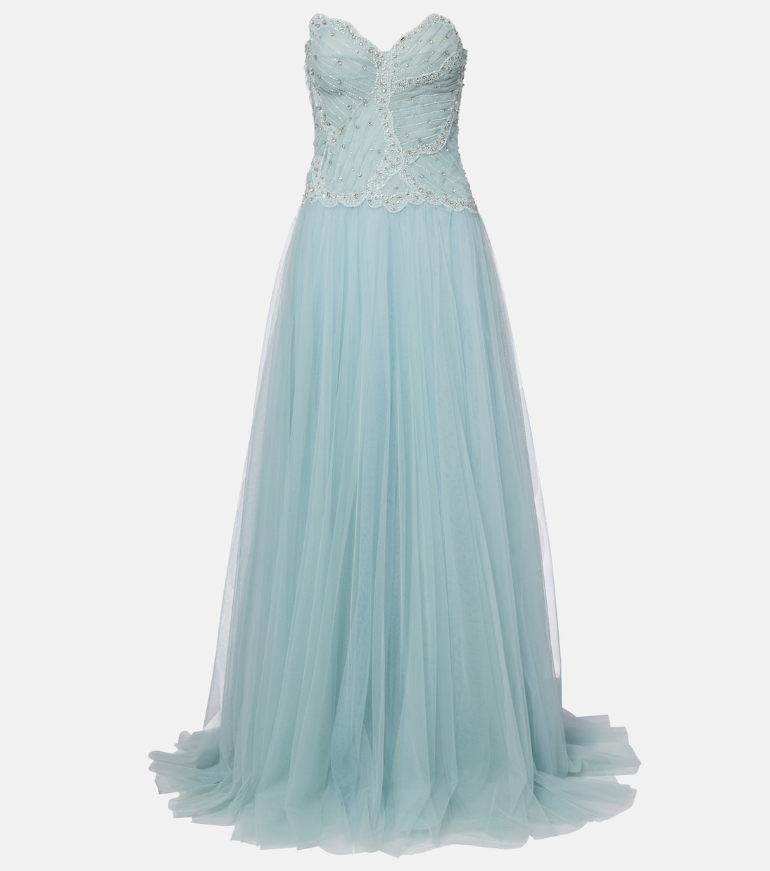 Vivienne embellished tulle gown | Costarellos