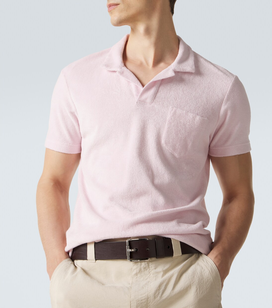 Cotton terry polo shirt | Orlebar Brown