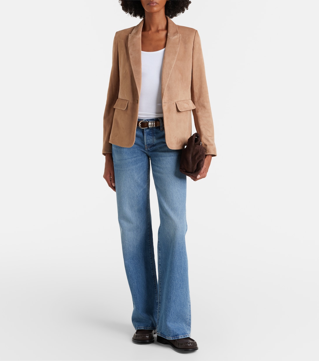 Wide-Leg Jeans The Grey | Frame