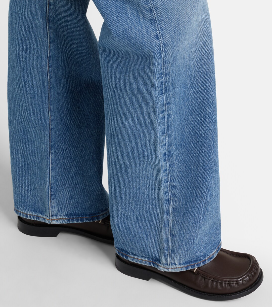 Wide-Leg Jeans The Grey | Frame