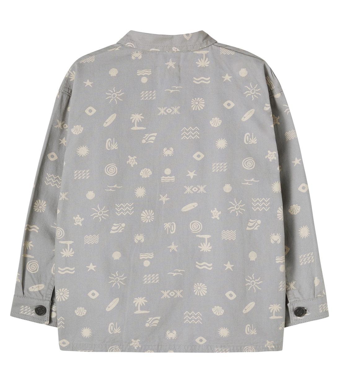 Surchemise Marcel imprimée en toile de coton | Wheat