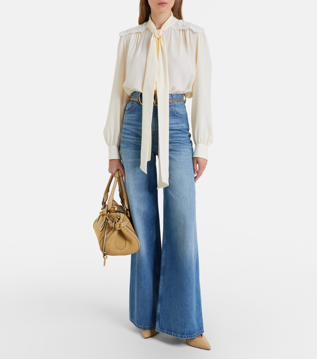 Paddington suede shoulder bag | Chloé