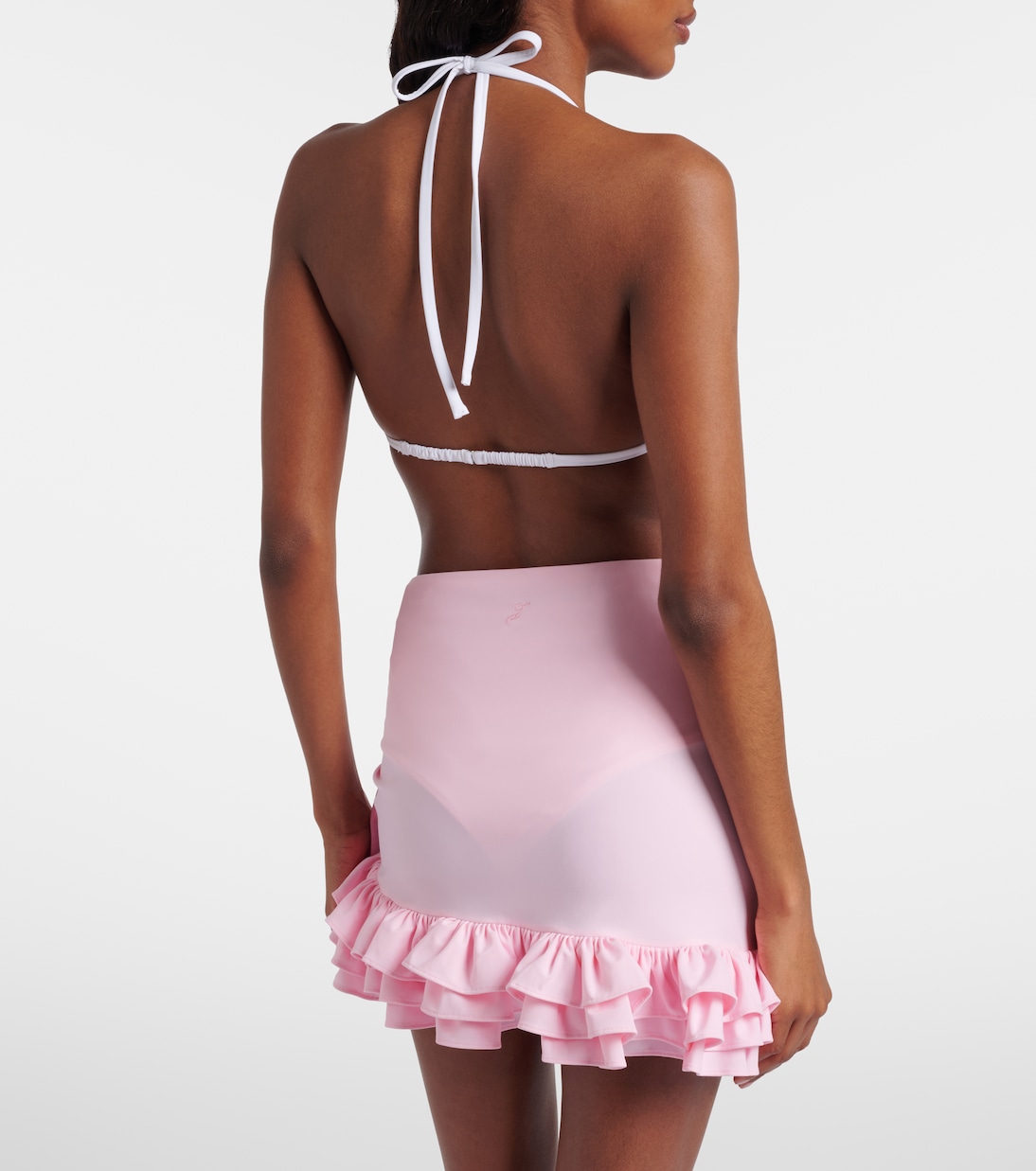 Playa ruffled jersey miniskirt | Jacquemus
