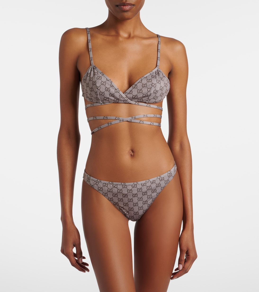 Bikini de jersey con GG | Gucci