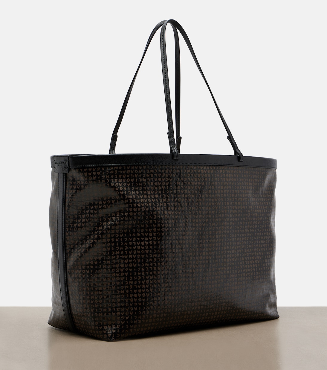 Tote Bag Snob Large aus Canvas mit Leder | Balenciaga