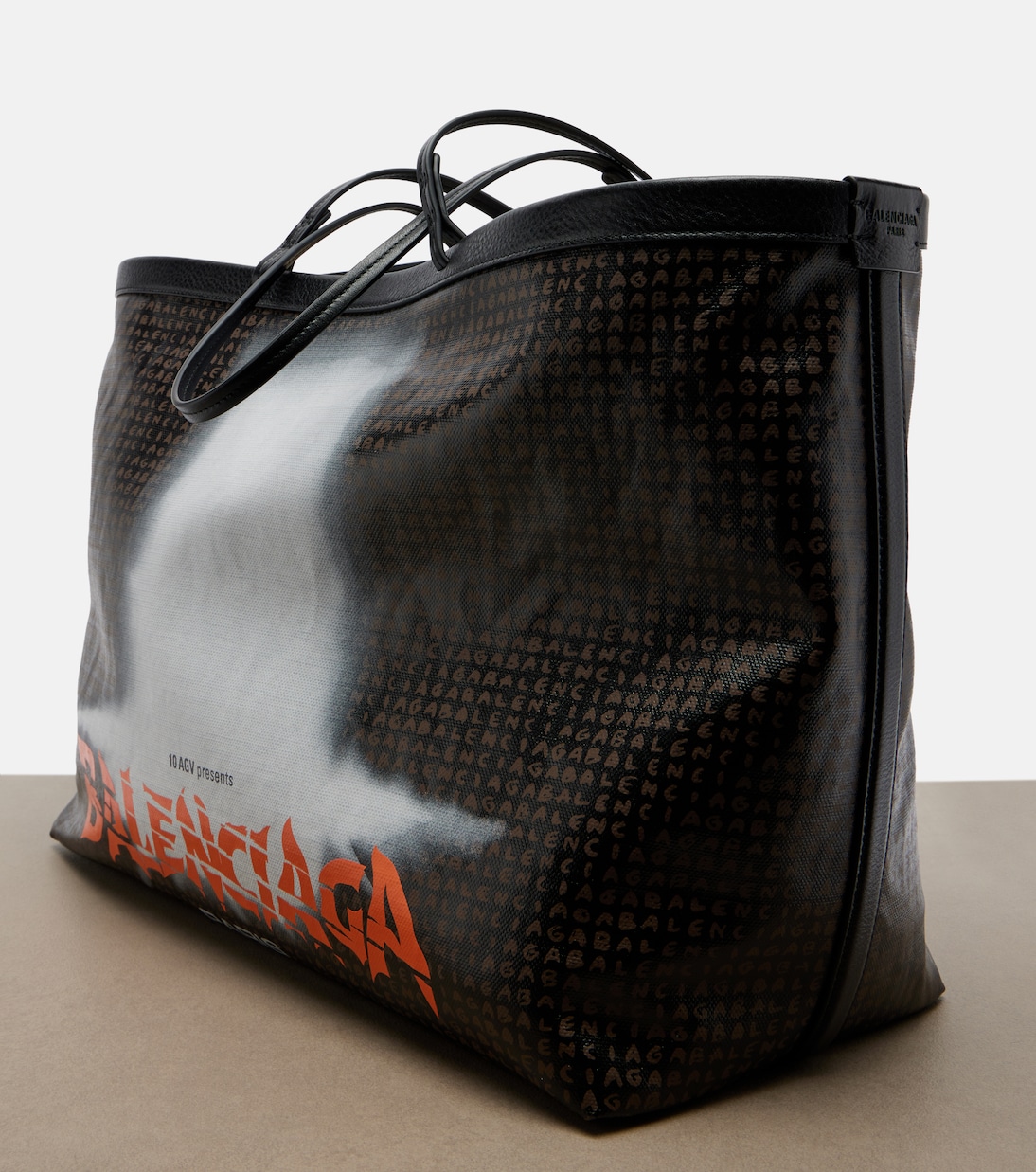 Tote Bag Snob Large aus Canvas mit Leder | Balenciaga