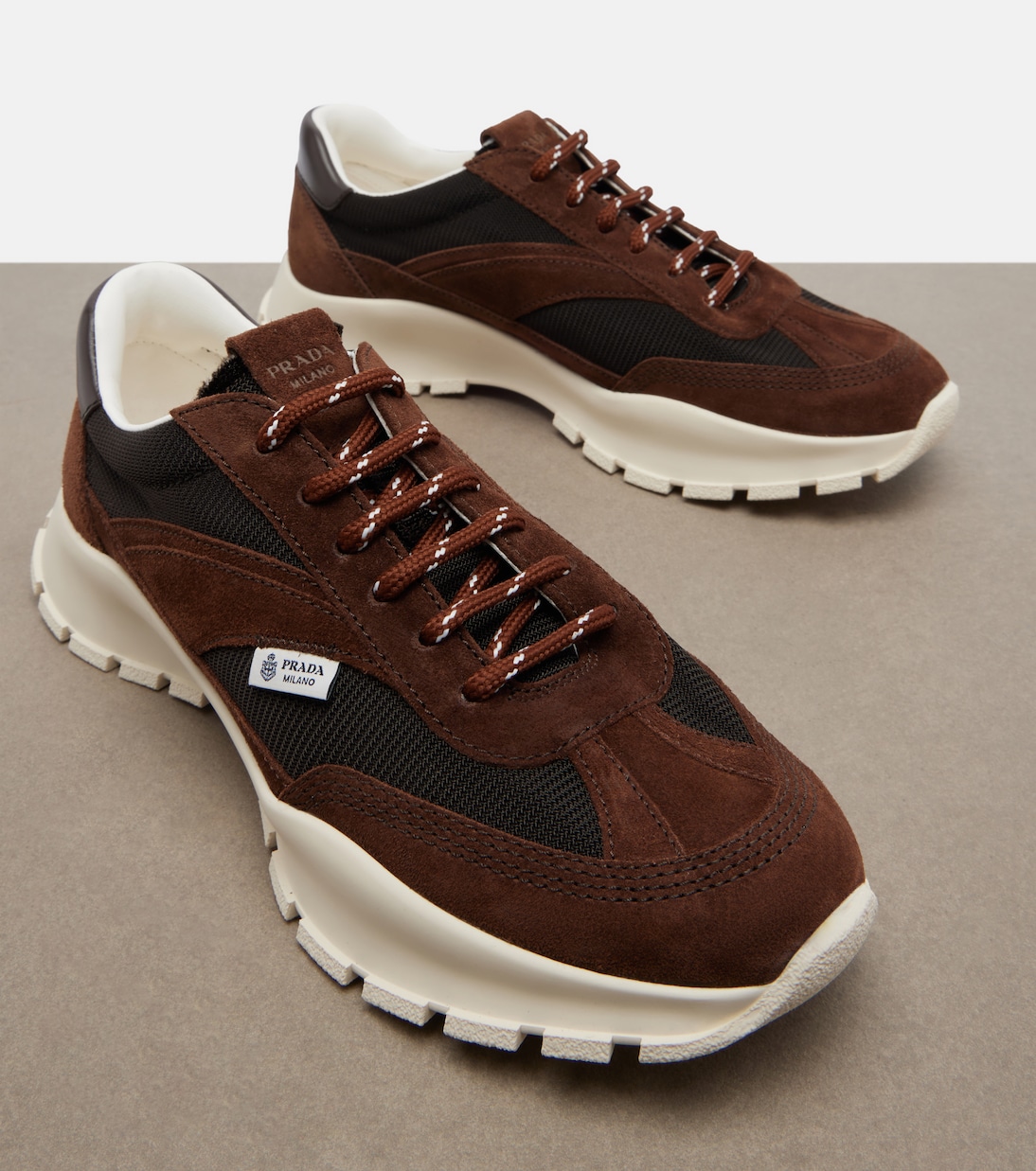 Suede sneakers | Prada