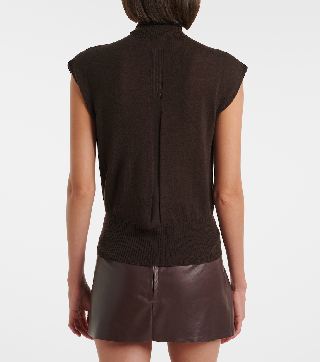 Virgin wool turtleneck sweater | Rick Owens