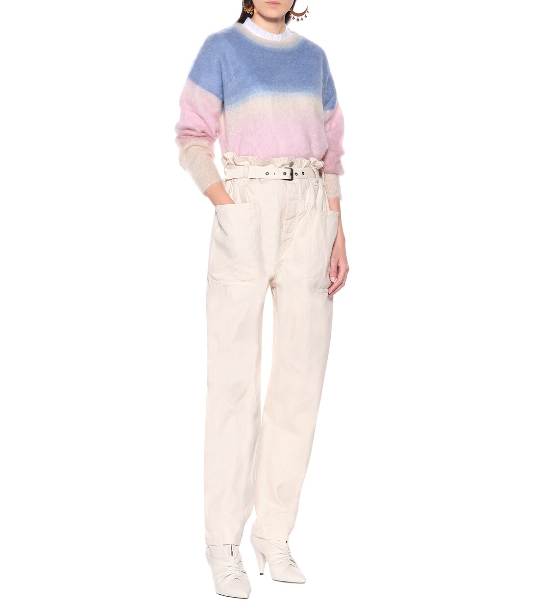 Pantalon Rinny en coton et lin | Marant Etoile