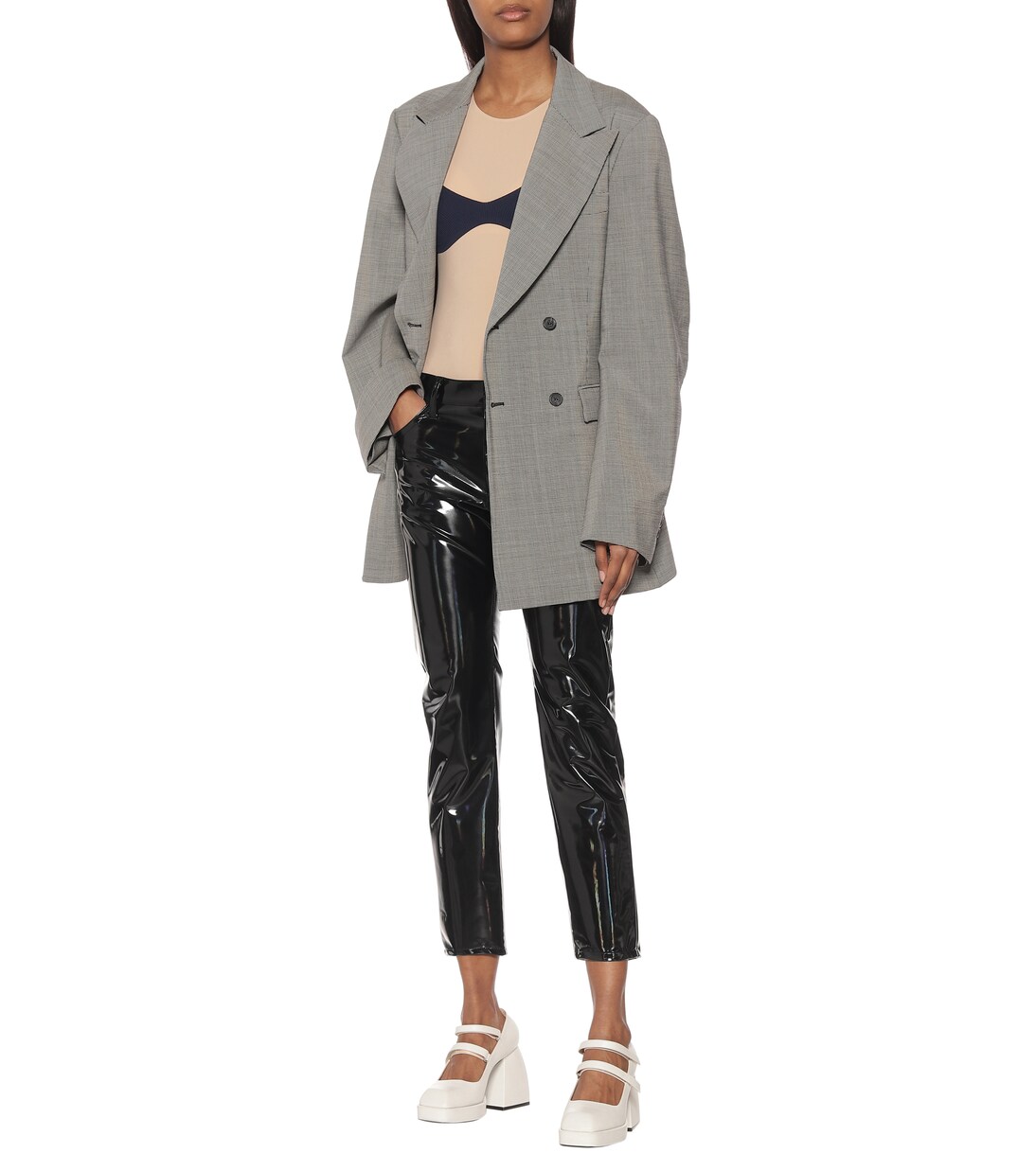 Pantalon en vinyle | Junya Watanabe