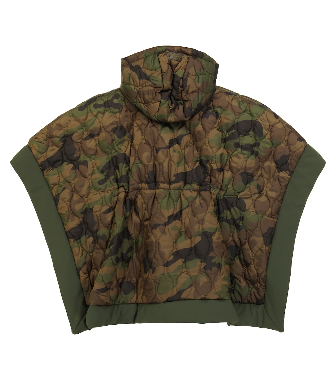Hooded camouflage cape | Il Gufo