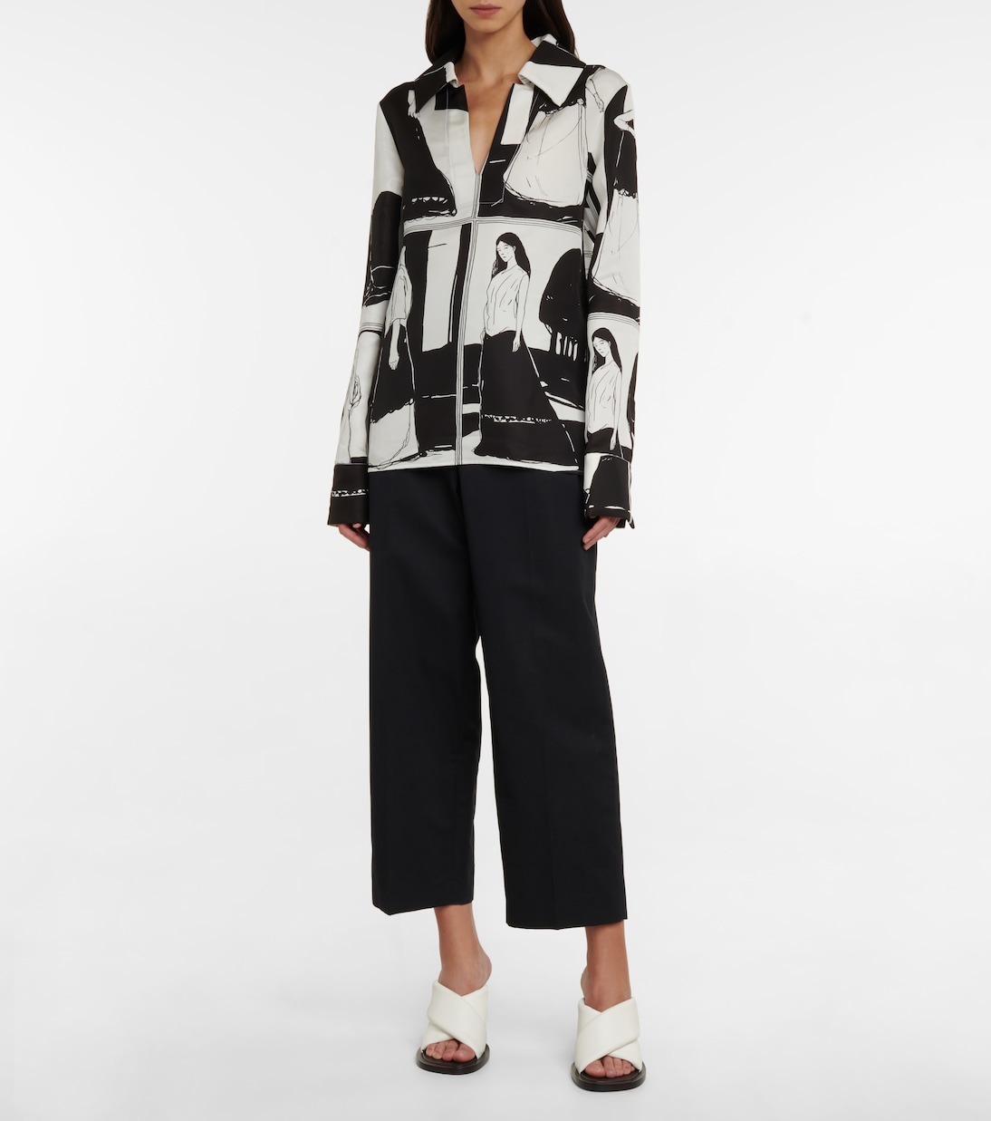 Bedrucktes Hemd | Jil Sander