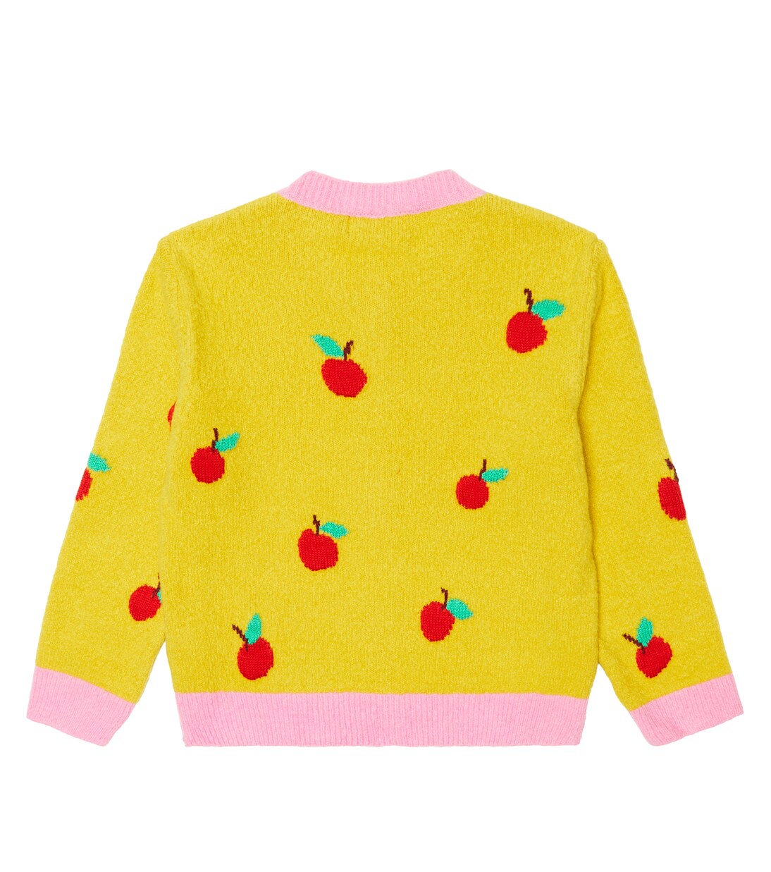Intarsia cotton-blend cardigan | Stella McCartney Kids