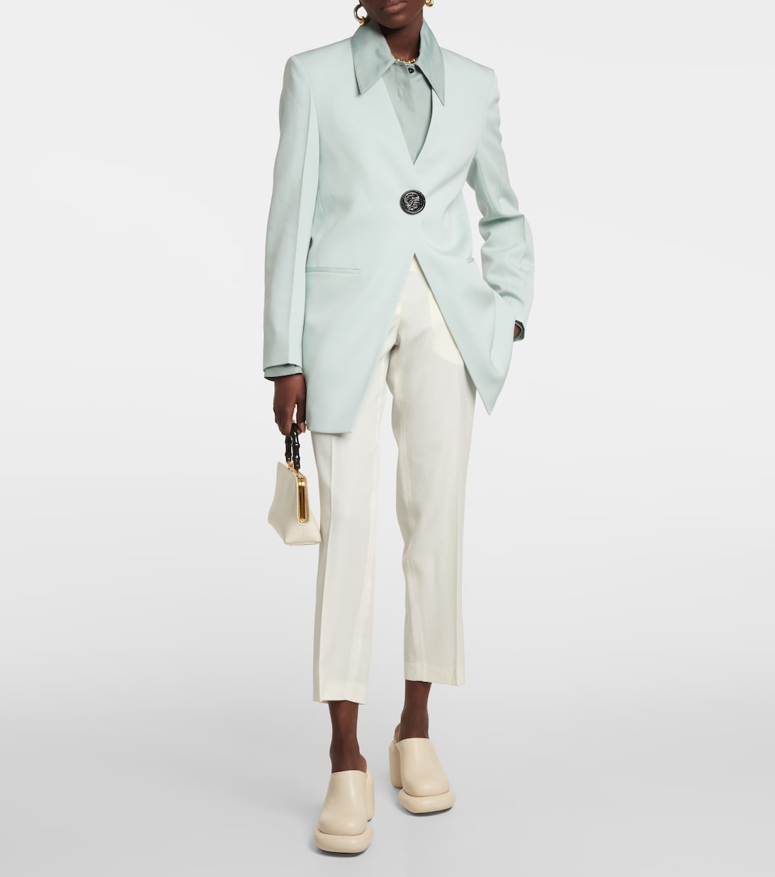 Pantalon droit en laine | Jil Sander