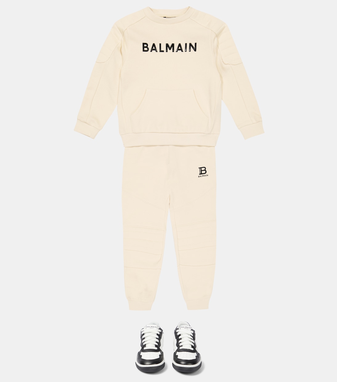 Logo cotton sweatpants | Balmain Kids