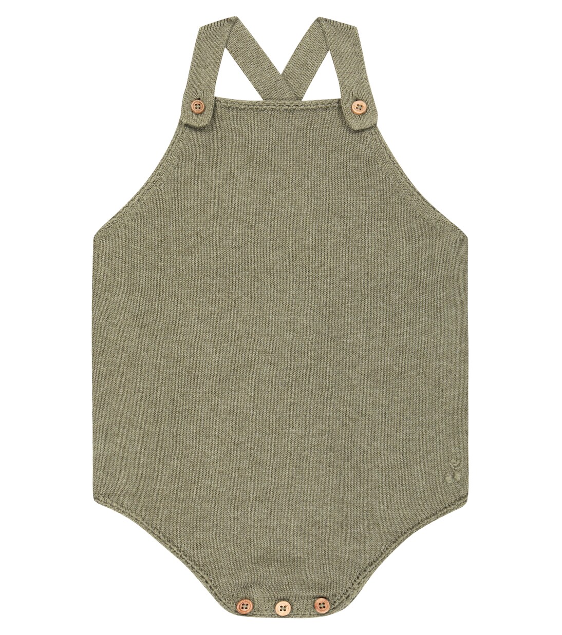 Baby Tonie cotton and cashmere romper | Bonpoint