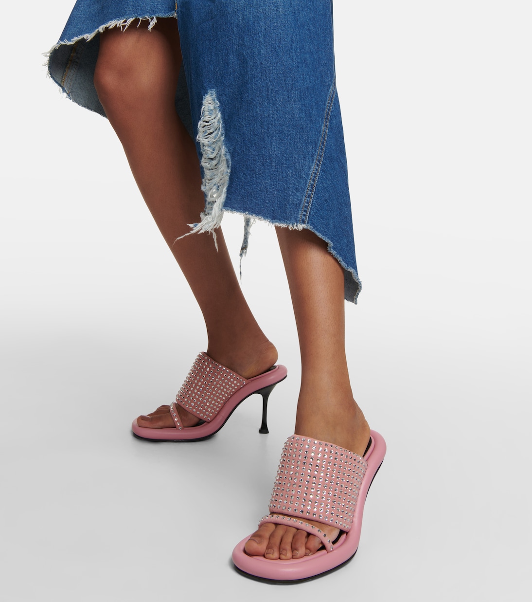 Verzierte Pantoletten Bumper-Tube | JW Anderson