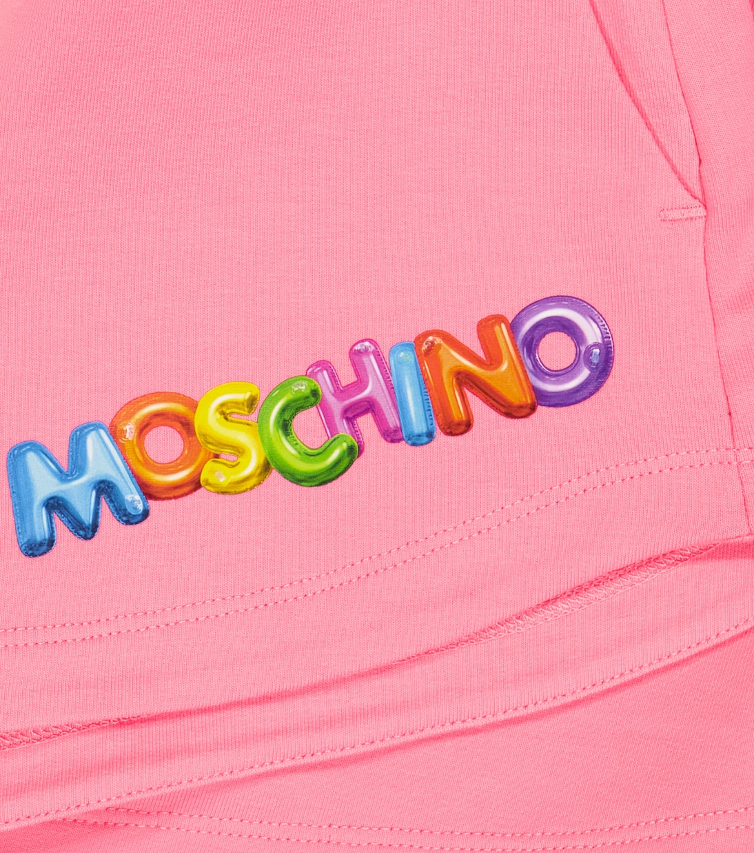 Logo cotton-blend jersey shorts | Moschino Kids