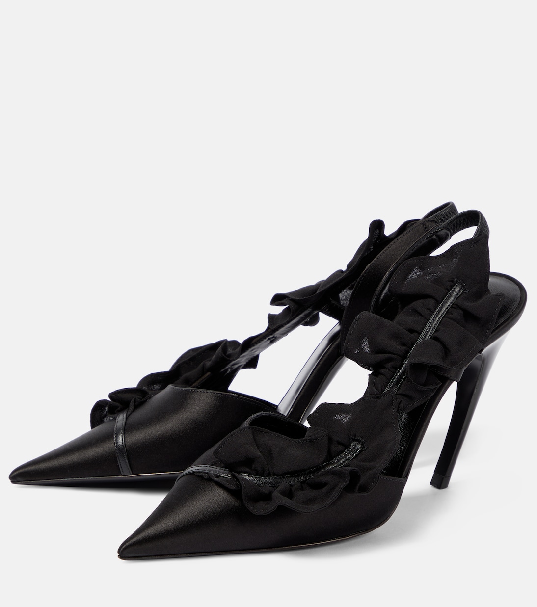 Pumps slingback in raso | Nensi Dojaka