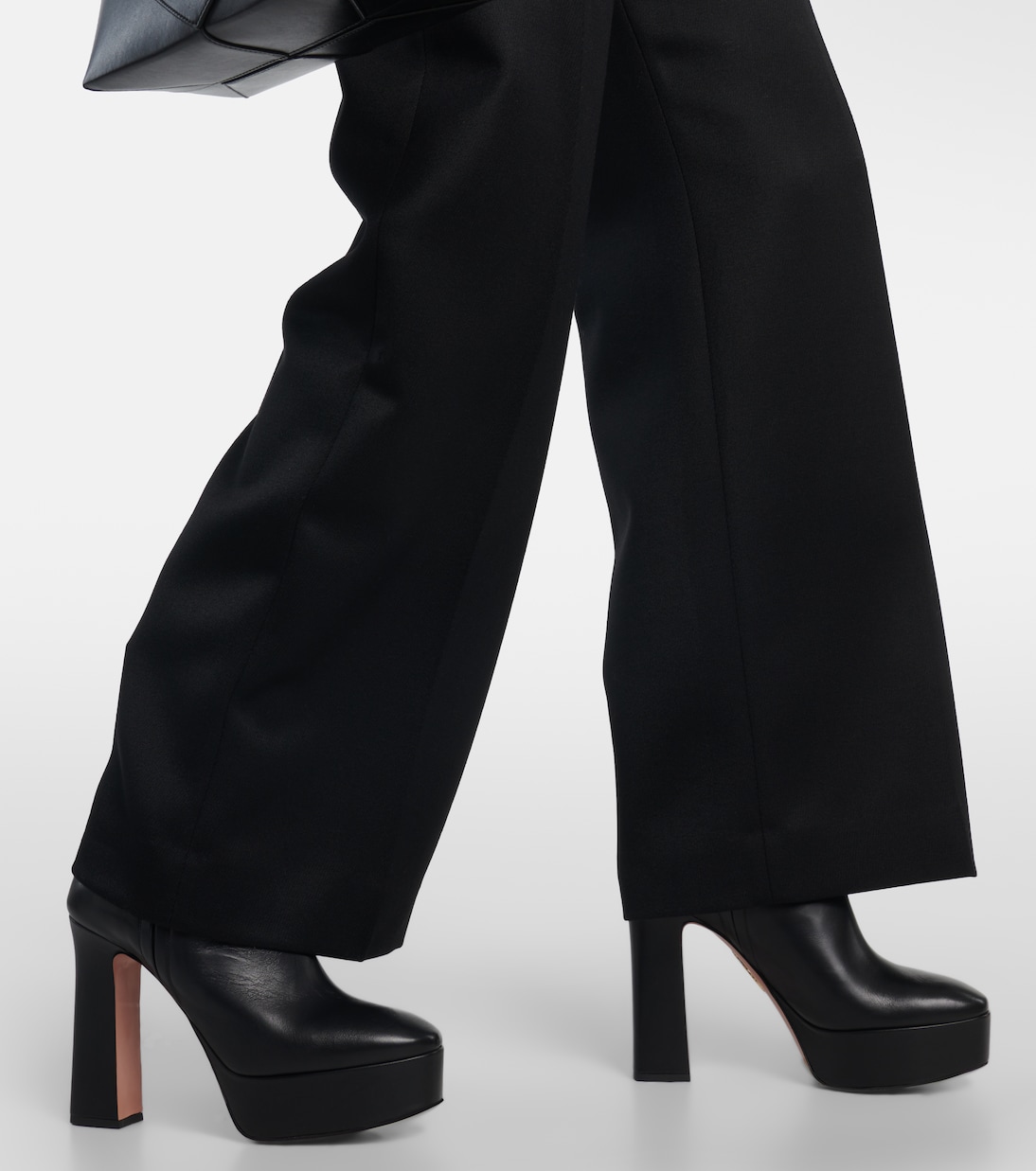 Ankle Boots Groove aus Leder | Aquazzura