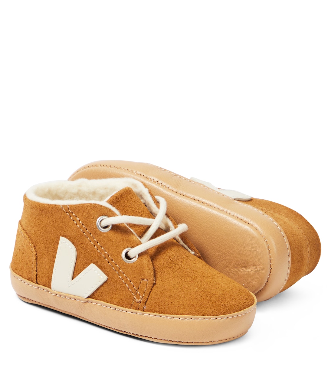 X Bonpoint Baby Schuhe aus Veloursleder | Veja Kids