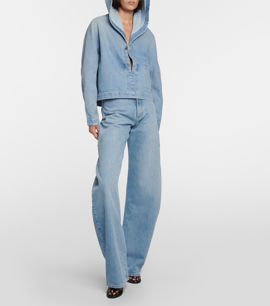 Cropped-Jeansjacke | Alaïa